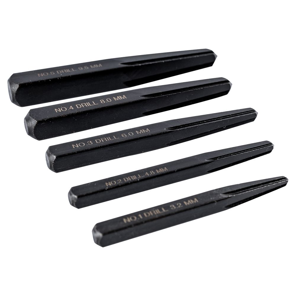 Square Screw Extractor Set 5pce